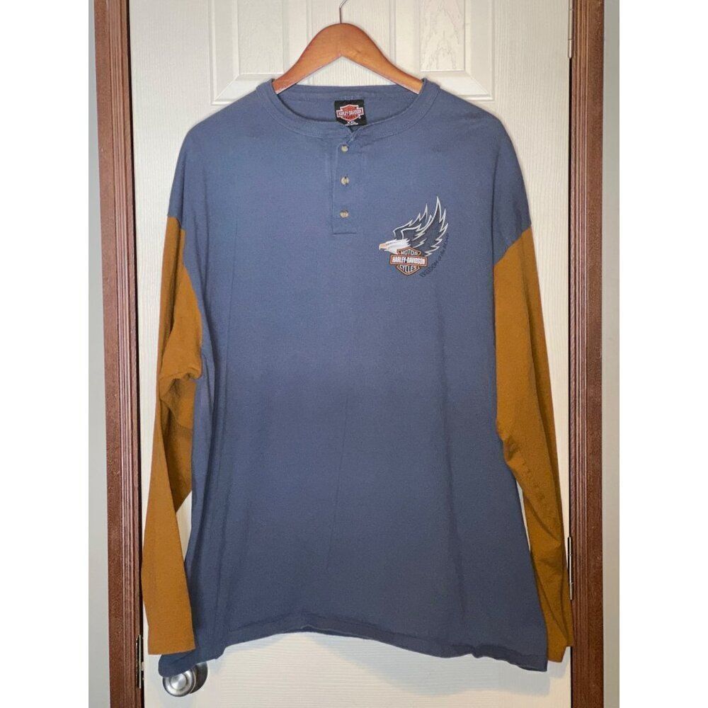 Harley-Davidson Barnett El Paso, TX Rules The Road Long Sleeve Shirt  Size 2XL